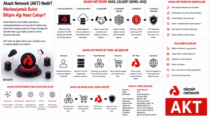 Akash Network (AKT) Nedir? Merkeziyetsiz Bulut Bilişim Ağı Nasıl Çalışır?